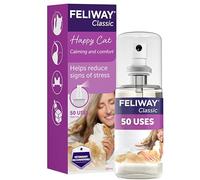 FELIWAY Classic Cat Calming Odourless Spray, 60ml - Comforts Cats at Home and On the Go and Reduces Stress During Travel, Veterinary Recommended, Drug-free, Clinically Proven