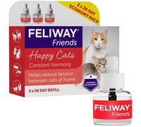 FELIWAY Friends 3 x 30 Day Refill 48ml - Helps Reduce Tension Between Cats