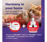 FELIWAY Friends 30 Day Cat Calming Odourless Refill for Pheromone Diffuser, 48ml - Helps create harmony in multi cat households, Veterinary Recommend