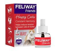Feliway Friends Cat Calming Pheromone Plug-In Diffuser Refill, 1 Refill | Helps Create Harmony and Resolve Conflict, Tension and Fight in Multi Cat Households, Drug-Free, Odourless, 30 day supply