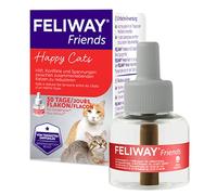 Feliway Friends Refill Bottle 48ml - Cat Calming Pheromone Aroma Diffuser Refill - Plastic Material - Candle Powered - Silent Operation - Small to Medium Room Coverage