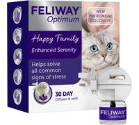 FELIWAY Optimum 30 Day Cat Calming Plug In Pheromone Diffuser with 48ml Refill - Helps Solve all Common Signs of Stress in Cats & Kittens