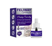 Feliway Optimum 30 Day Refill 48ml Plug In Anxiety Relief Diffuser For Cats Calm Your Cat & Reduce Behavioural Issues & Stress With Feliway Optimum