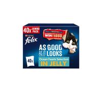 Felix Agail Ocean Feasts Mixed Variety Pack 44 x 85g (4.4kg) (Pack of 4)