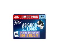 Felix Agail Senior Mixed Variety Pack 40 x 85g (4.4kg) (Pack of 6)