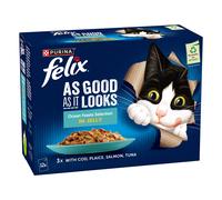 Felix As Good As It Looks 12 x 85g - Favourites Selection with Vegetables in Jelly