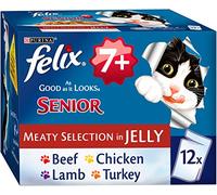 Felix As Good As It Looks 7+ Meat Cat Food 12x100g