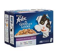 Felix Pouch Agail Favourites Selection Mpack Mvp 12x100g (Pack of 4)