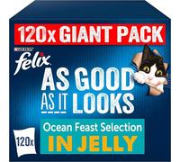 Felix As Good As It Looks Ocean Feasts Cat Food 100g x 120