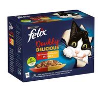 Felix As Good As It Looks Doubly Delicious Cat Food Meat 12 x 100g