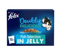 Felix As Good as it Looks Doubly Delicious Fish in Jelly - Pouch (12x85g)