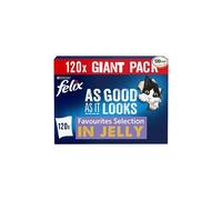 FELIX As Good As it Looks Favourites Selection in Jelly Wet Cat Food 120x85g