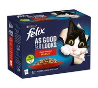 Felix As Good As It Looks Meaty Selection in Jelly 12 x 85g (1.02kg)