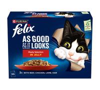 Felix As Good As It Looks Meaty Selection in Jelly – Wet Cat Food – 12 x 85g