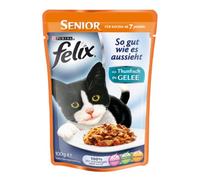 Felix As Good as It Looks Senior with Tuna, Pack of 20 (20 x 100 g)