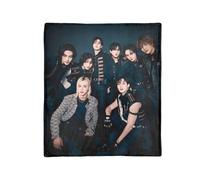 Felix Blanket Flannel Throw Blanket BangChan Lee Know Changbin Hyunjin Han Seungmin I.N Felix Throw for Bed Sofa Office Gifts for Friends and Fans