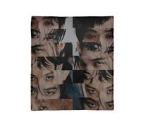 Felix Blanket Flannel Throw Blanket BangChan Lee Know Changbin Hyunjin Han Seungmin I.N Felix Throw for Bed Sofa Office Gifts for Friends and Fans