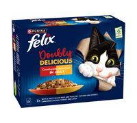 Felix As Good As It Looks - Doubly Delicious 12 x 85g - Meaty Selection in Jelly
