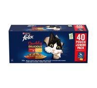 FELIX Doubly Delicious Countryside Selection in Jelly Wet Cat Food - 40 x 85g