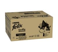 Felix Cat Treats / Food - 20% Off! * - As It Looks - Doubly Delicious Countryside Selection in Jelly (120 x 85g)