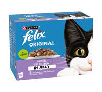 Felix Original Pouches 12 x 85g - Mixed Selection in Jelly