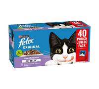 Felix Original Pouches 40 x 85g - Mixed Selection in Jelly