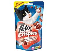 Felix Krispies With Beef & Chicken 45 G - 8 Piece,Cat Treats, New