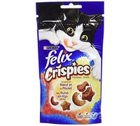 Felix Crispies Cat Treats Flavour of your choice - Set of 8
