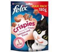 FELIX Crispies Salmon and Trout Cat Treats - 180g