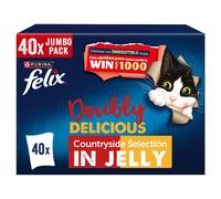 FELIX Doubly Delicious Countryside Selection in Jelly Wet Cat Food - 40 x 85g