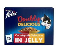 Felix As Good As It Looks - Doubly Delicious 12 x 85g - Meaty Selection in Jelly