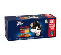 Felix Cat Treats / Food - 20% Off! * - As Good As It Looks - Doubly Delicious Countryside Selection in Jelly (40 x 85g)