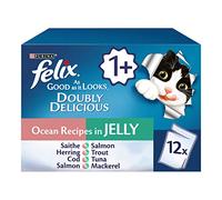 FELIX Doubly Delicious Ocean Recipes Wet Cat Food 12x100g