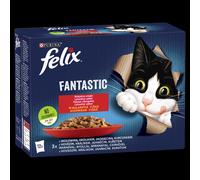 Felix Fantastic cat food country flavours in jelly 1.02 kg (12 x 85 G)