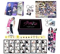 (FELIX gift box) KPOP Stray Kids gift box FELIX Lee Min-ho and Hwang Hyun-jin peripheral set bookmarks small cards stickers gift pack