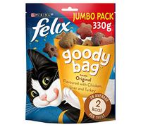 Felix Goody Bag Original Mix Cat Treats 330g, Pack of 5