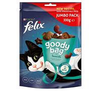 FELIX Goody Bag Seaside Salmon, Pollock and Trout Cat Treats - 330g