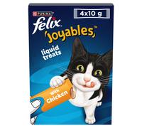 FELIX Joyables Chicken Liquid Cat Treat 4x10g (Pack of 11)