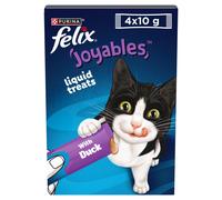 FELIX Joyables Duck Liquid Cat Treat 4x10g (Pack of 11)