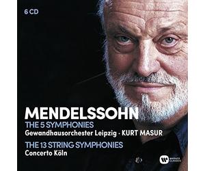 Felix Mendelssohn-Ba - 5 Symphonies - The 13 String Symphonies - CD - F600z