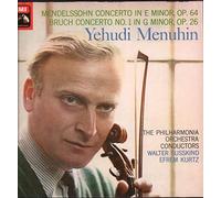 Felix Mendelssohn-Bartholdy / Max Bruch - Yehudi Menuhin , Philharmonia Orchestra , Walter Susskind , Efrem Kurtz - Mendelssohn Violin Concerto / Bruch Violin Concerto No.1
