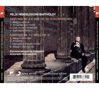 FELIX MENDELSSOHN BARTHOLDY: SINFONIE NR. 4 "ITALIENISCHE"; SINFONIE NR. 1 NEW C