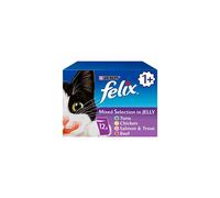 Felix Mixed Selection in Jelly Adult Wet Cat Food, 12 x 100g