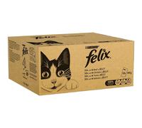 Felix Mixed Selection in Jelly Cat Food, 120 Pouches, 120 x 100 g