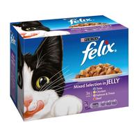 Felix Mixed Selection in Jelly Cat Food - 12 x 100g