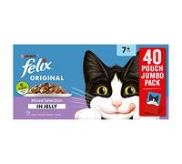 Felix Original 7+ Variety in Jelly Cat Food 100g x 40