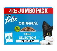Felix Original Pouches 40 x 85g - Fish Selection in Jelly