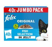 Felix Original Pouches 40 x 85g - Fish Selection in Jelly