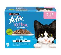 Felix Original Kitten Fish Selection in Jelly Wet Cat Food 12x85g