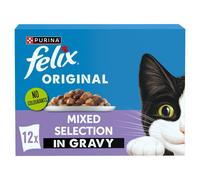 Felix Original Pouches 12 x 85g - Mixed Selection in Gravy